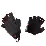 Domyos Fitness handschoenen 100 krachttraining, zwart/rood