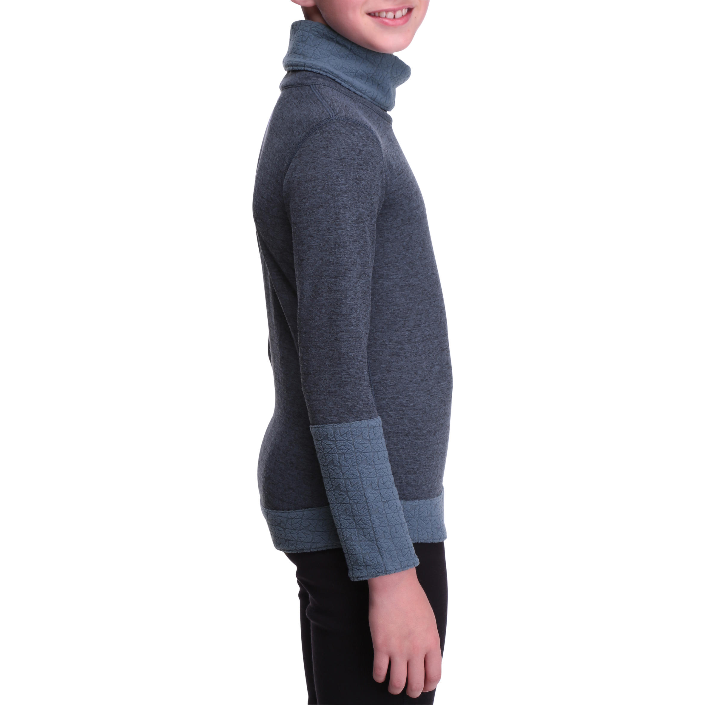2Warm Children's Base Layer Top - Blue Insignia 6/13