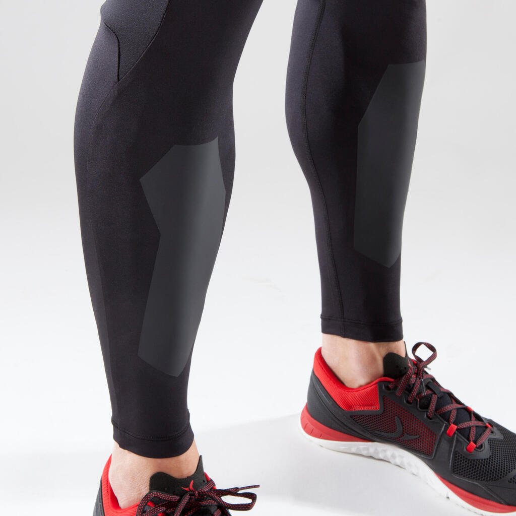 Tights 500 Crosstraining Herren schwarz
