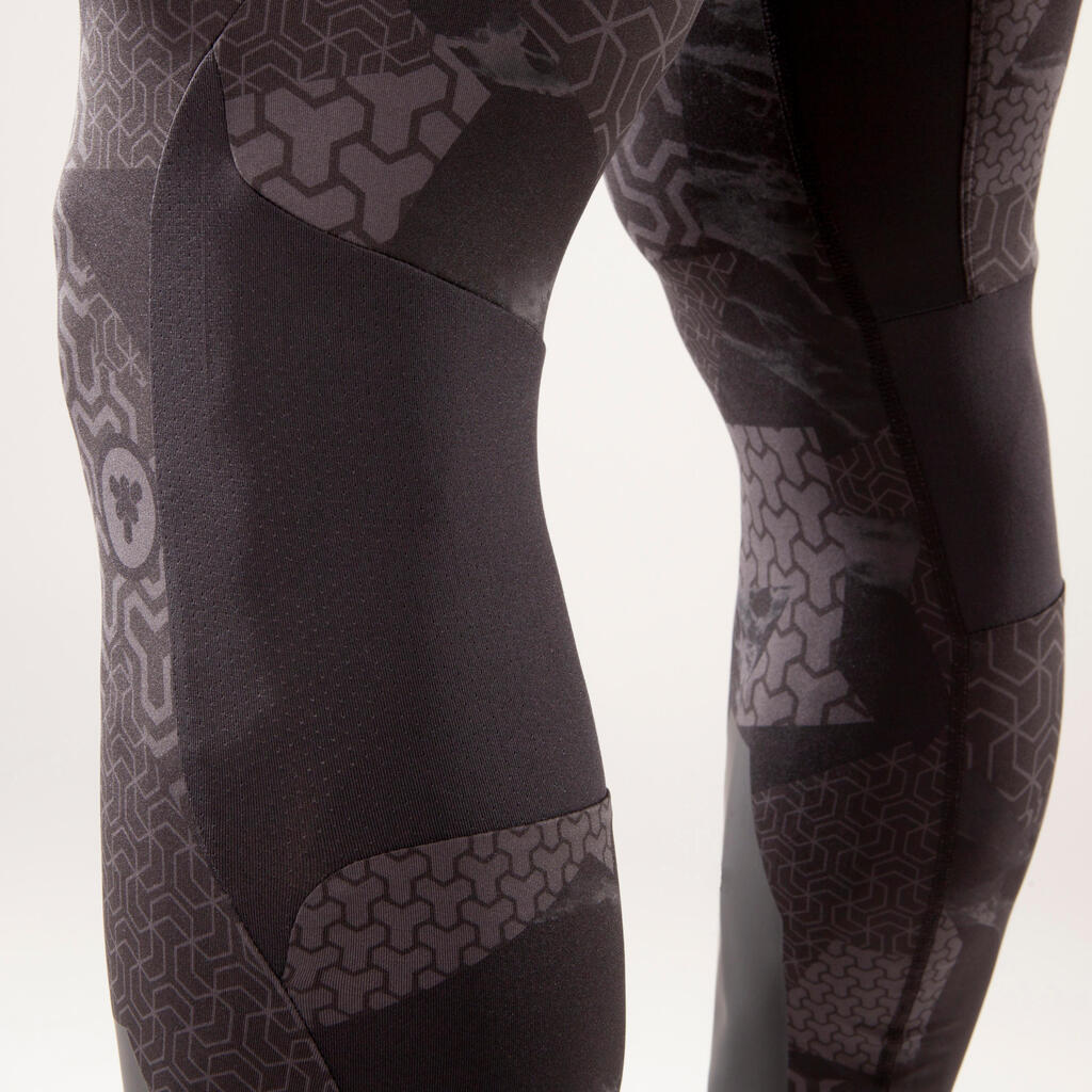 Tights 500 Crosstraining Herren schwarz