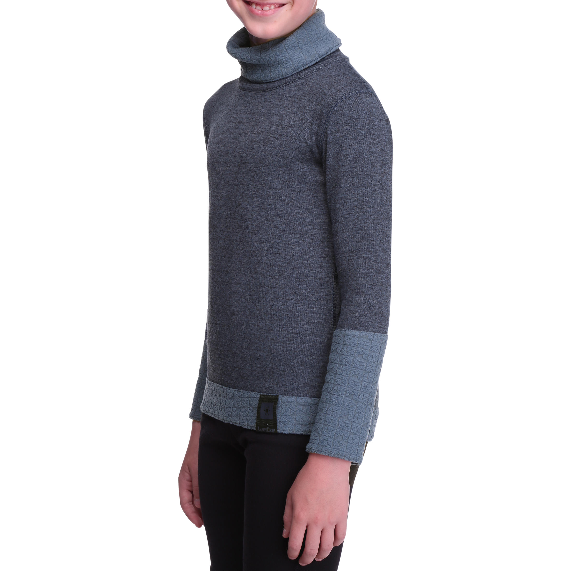 2Warm Children's Base Layer Top - Blue Insignia 9/13