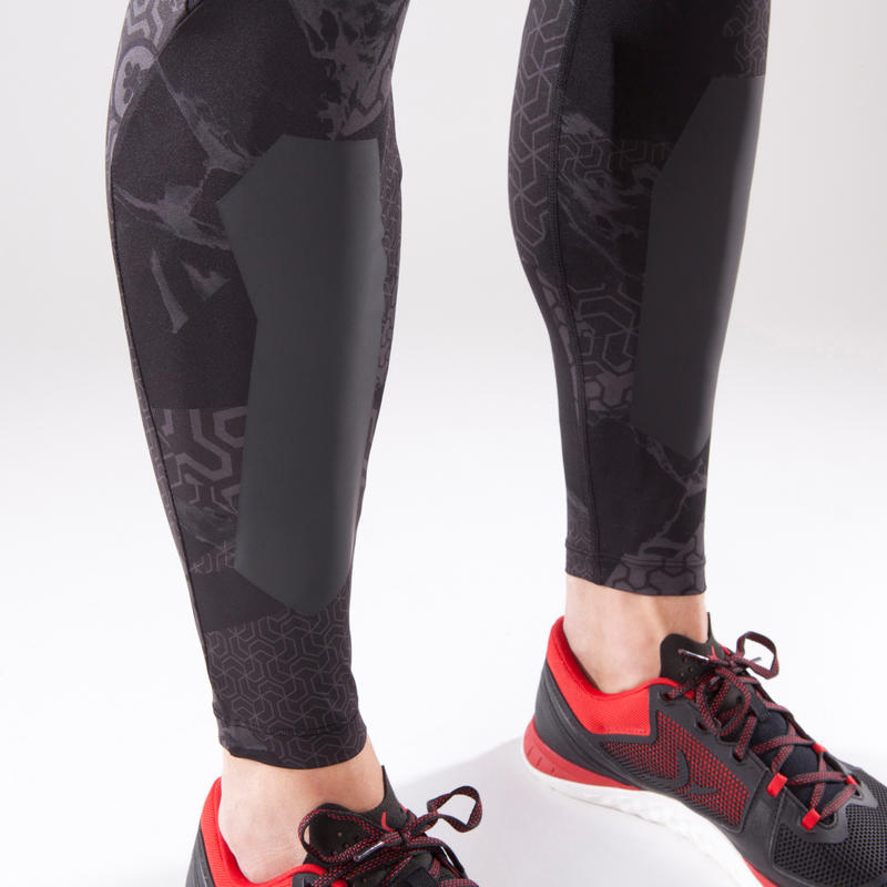 500 Crosstraining Tayti Erkek Baskili Siyah Domyos By Decathlon