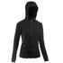 W Mountain Trekking Warm Softshell Windproof Jacket Trek 500 Windwarm - black