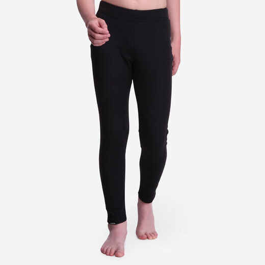 
      Kids’ thermal ski base layer trousers - BL100 - black
  