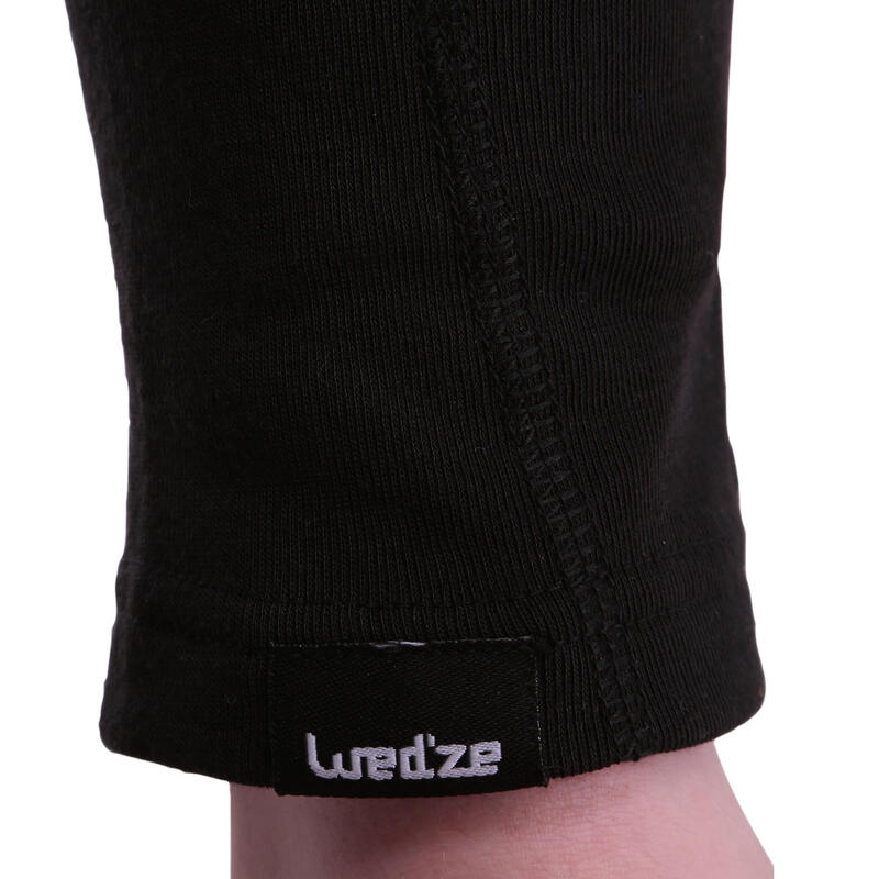 Pantalón térmico interior de esquí y nieve Niños 4-14 años Wedze Ski100 negro