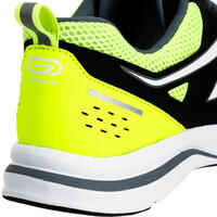 RUN ACTIVE MEN'S RUNNING SHOES - BLACK/YELLOW