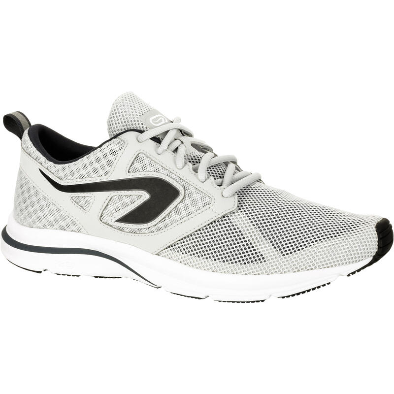 男款運動透氣跑鞋－灰色