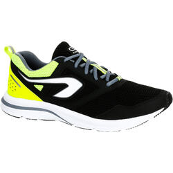 Zapatillas Running Kalenji Run Active Hombre Negro/Amarillo