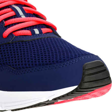 حذاء Run Active للجري الخفيف للسيدات – لون أزرق مطعم بكحلي وأبيض وبرتقالي 