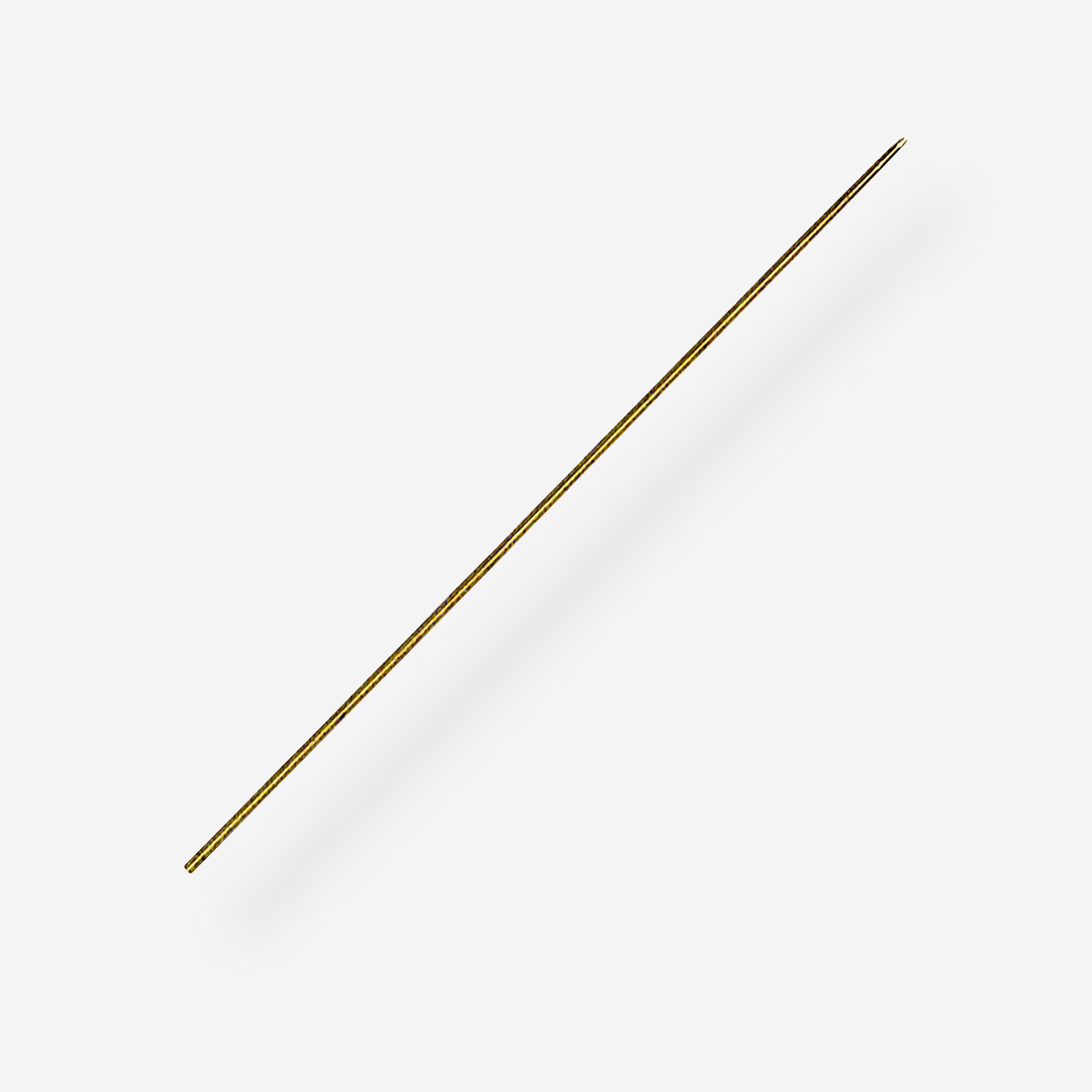 Agulha para minhoca pesca ao fundo de predadores latão 15 cm x2
