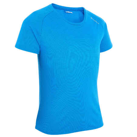 T-Shirt de randonnée enfant Hike 100 bleu