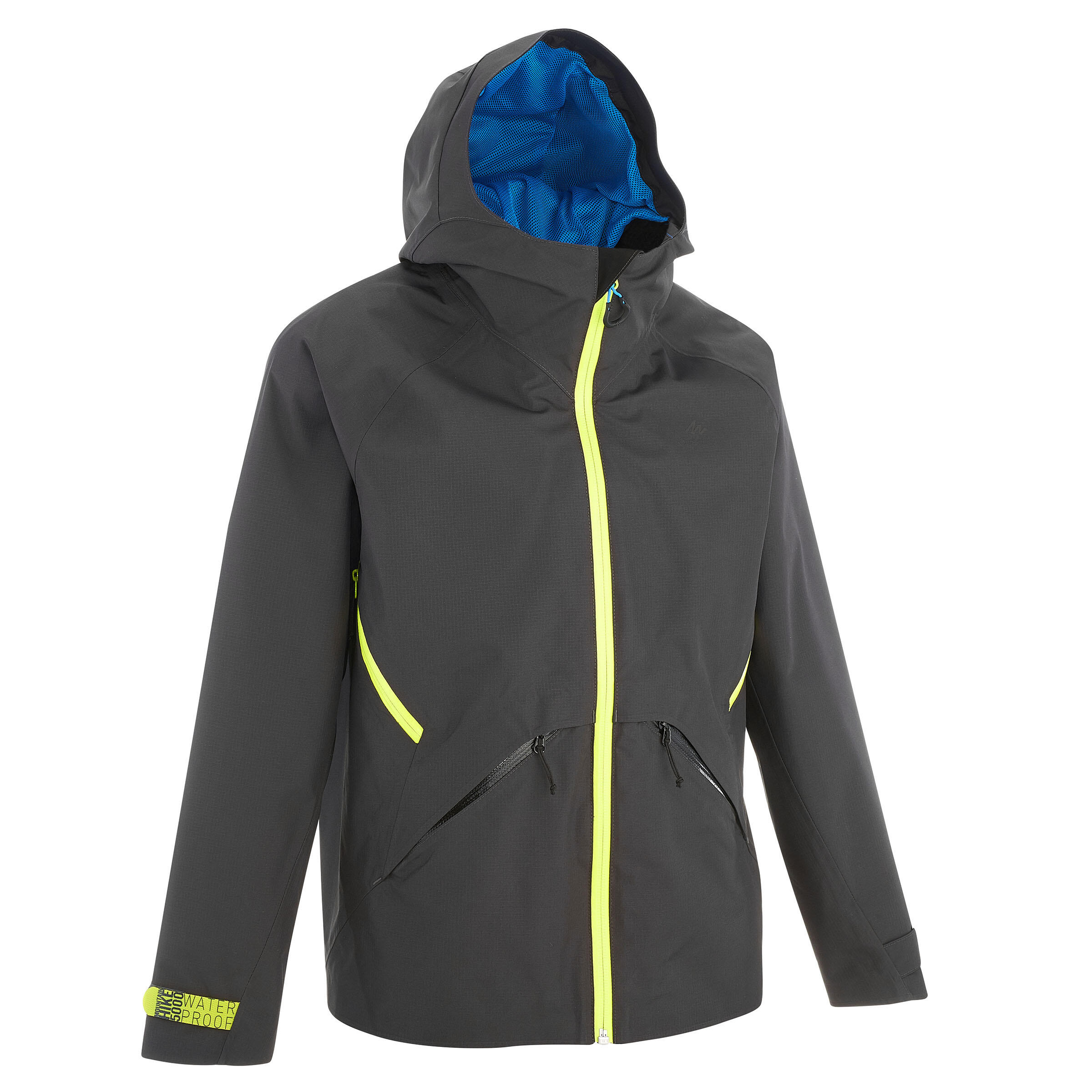 Jachetă impermeabilă Drumeție MH550 Negru Băieți 7-15 ani