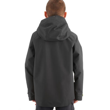 Дитяча куртка MH550 для туризму - Темно-сіра