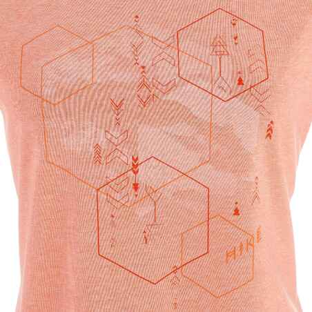 NH500 Women’s Country Walking T-shirt - Coral