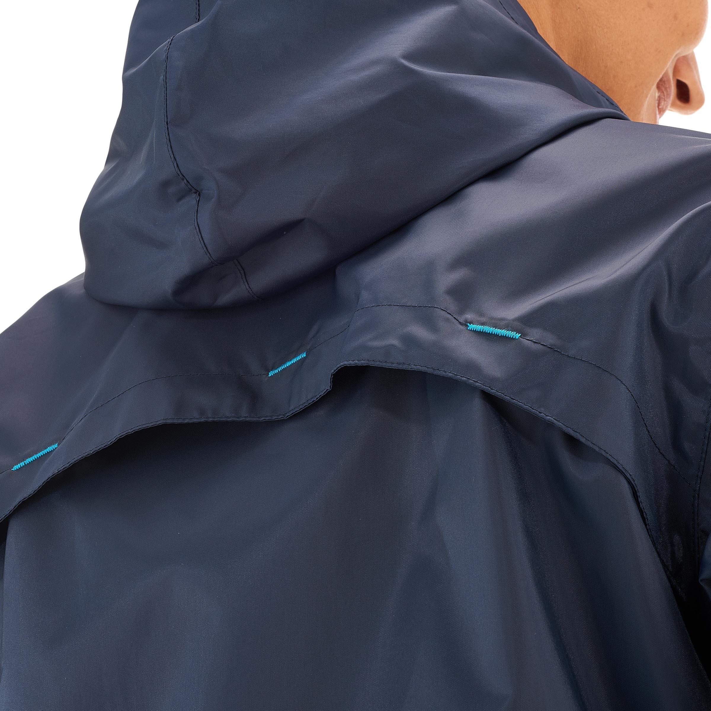 Women’s windproof and water-repellent hiking jacket, Raincut Full Zip - Blue 6/12