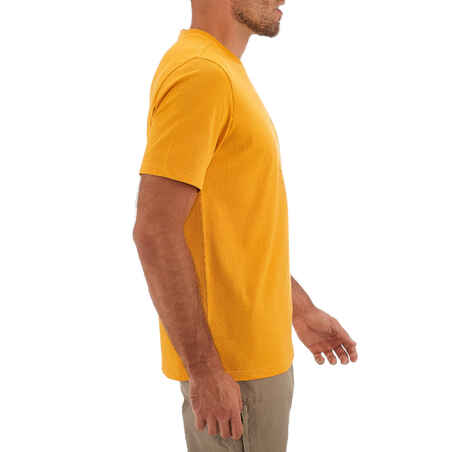 NH500 Men's Country Walking T-shirt - Yellow