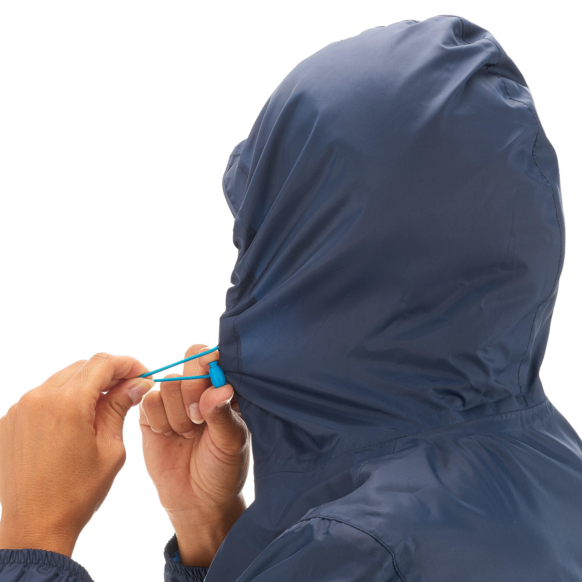 Women’s windproof and water-repellent hiking jacket, Raincut Full Zip - Blue 7/12