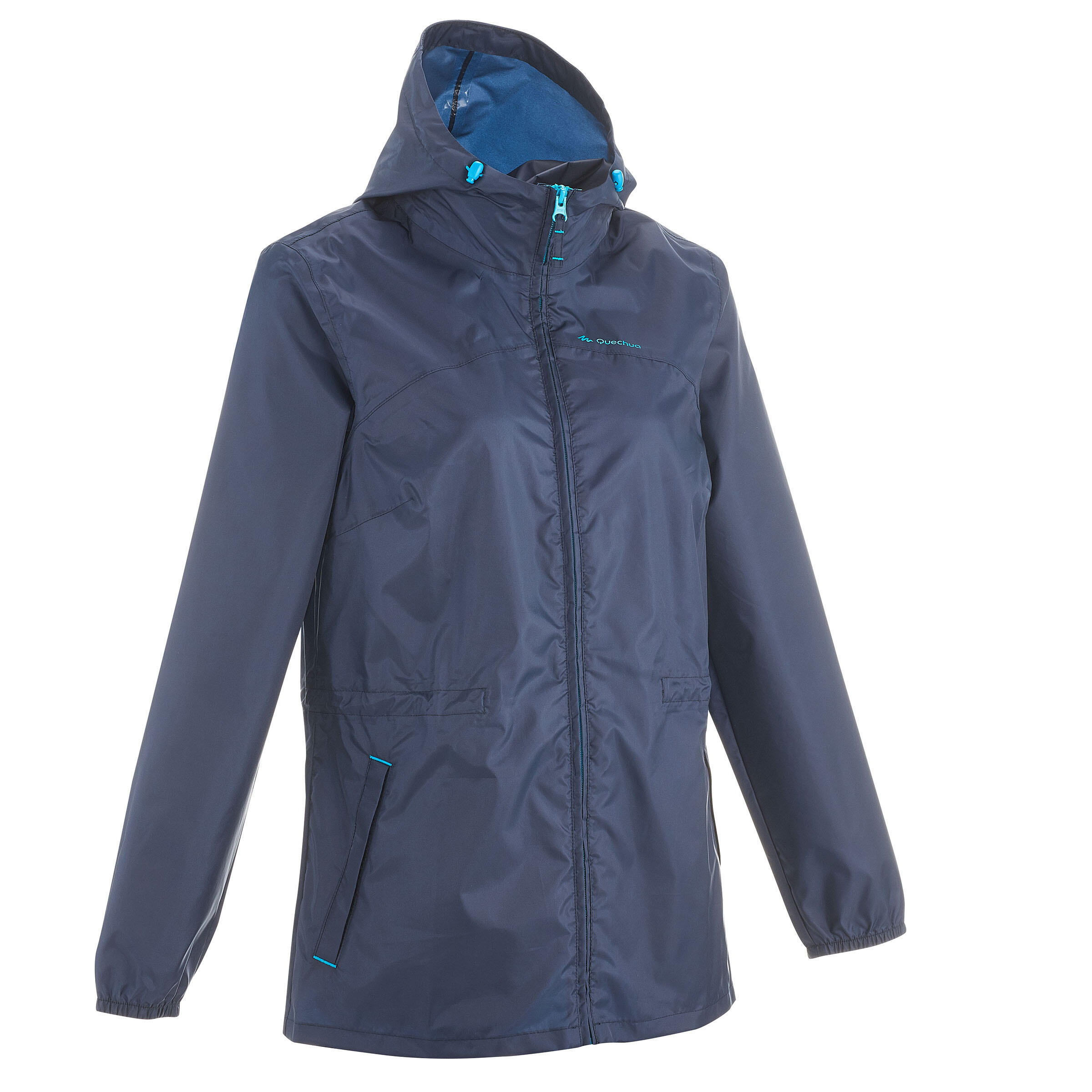 Raincoat for WomenWomen Hiking Full Zip Raincut JacketDecathlon.in