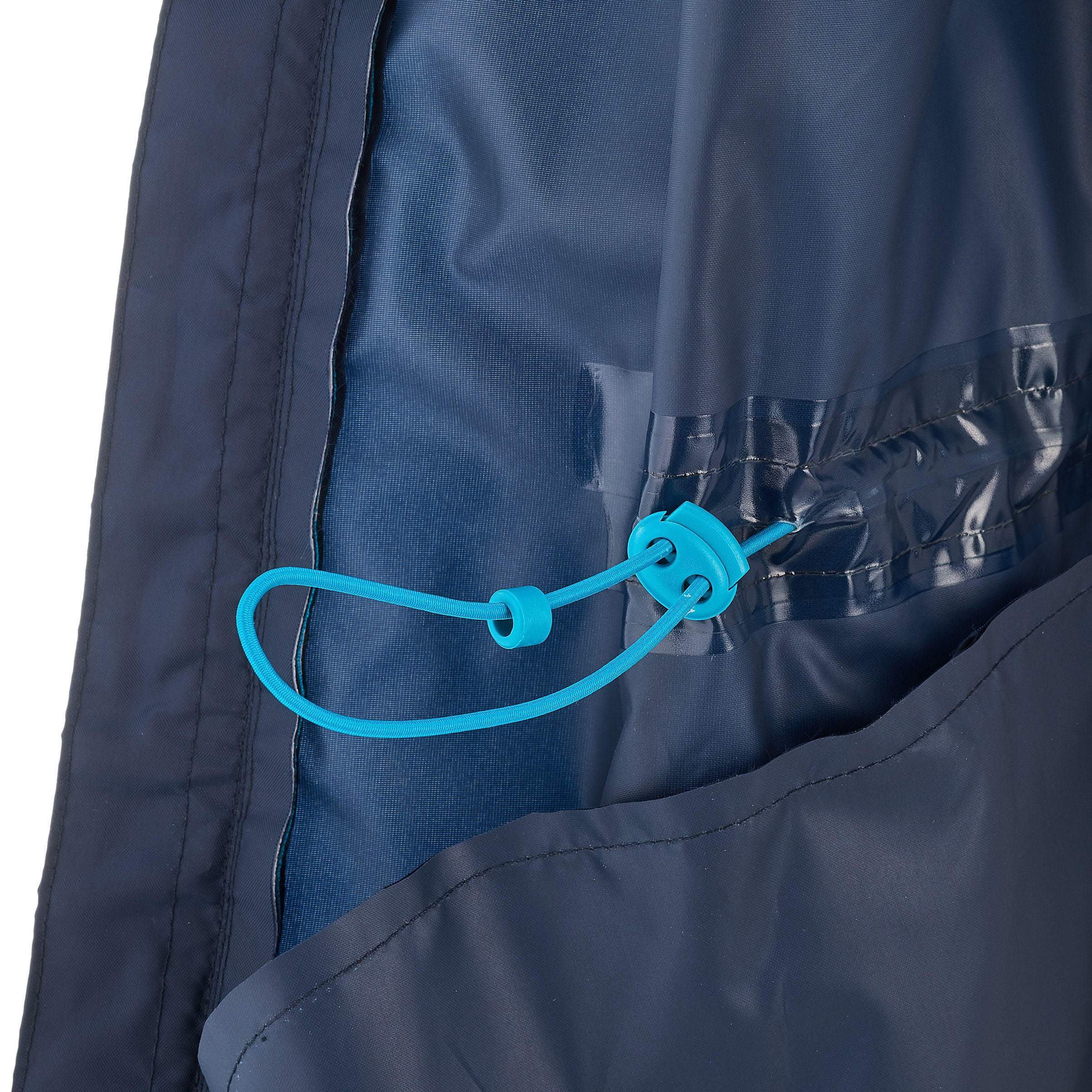 Women’s windproof and water-repellent hiking jacket, Raincut Full Zip - Blue 12/12