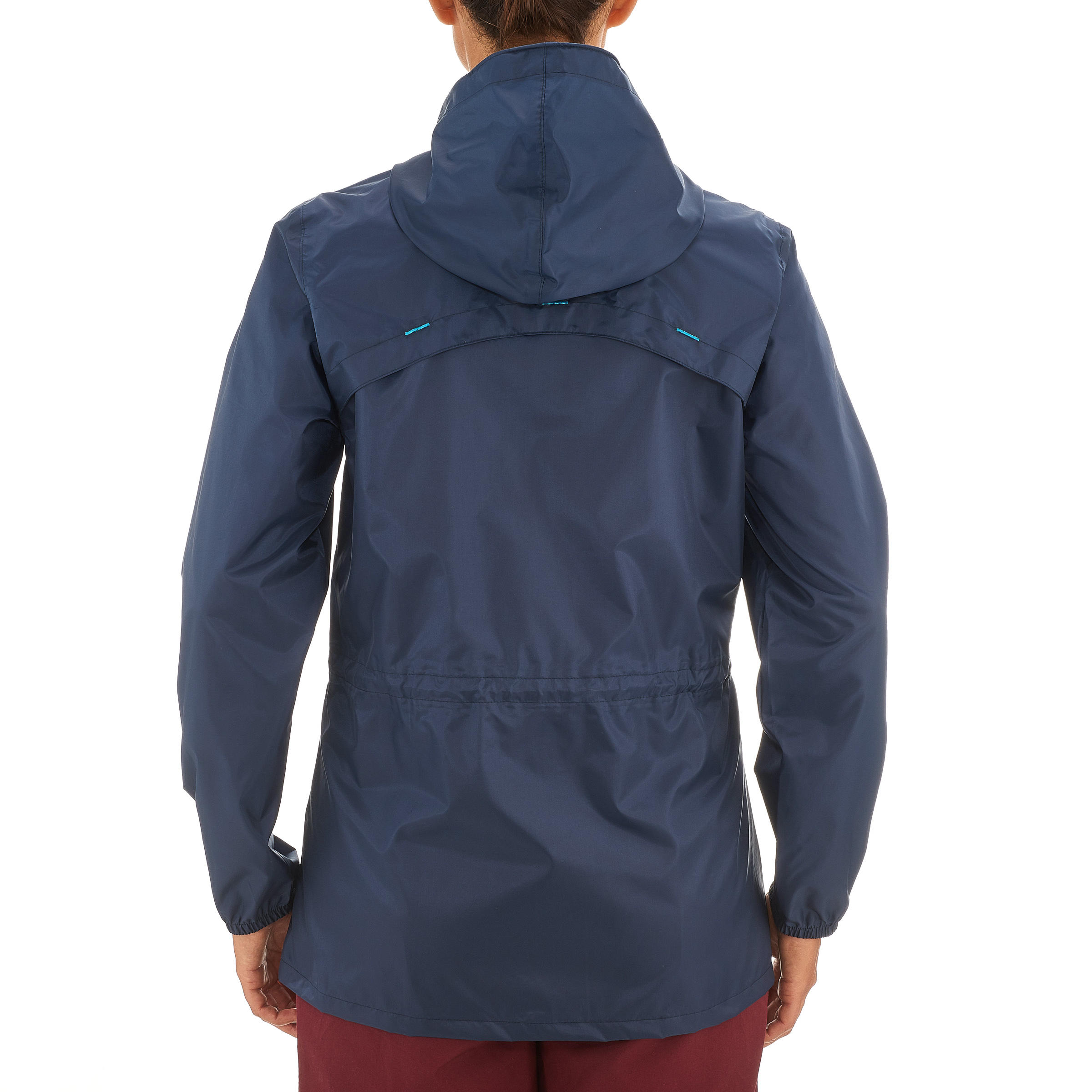 Women’s windproof and water-repellent hiking jacket, Raincut Full Zip - Blue 4/12