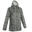 Women’s Country Walking Waterproof Jacket NH100 Raincut zip - Khaki