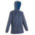 Women's Waterproof Hiking Jacket - Raincut Zip - Navy Blue