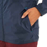 Women's Windproof and Water-repellent Hiking Jacket - Raincut Full Zip