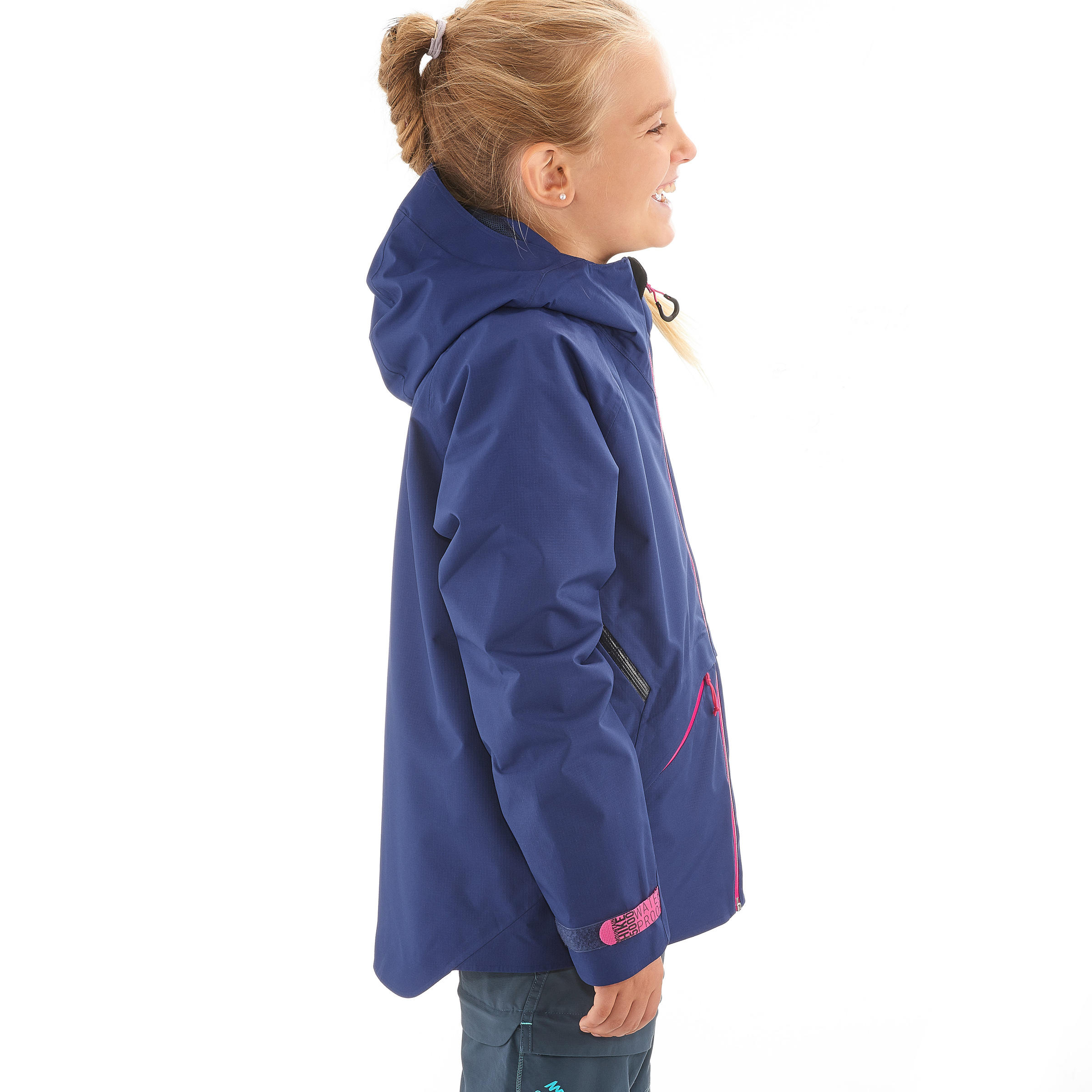 Veste de randonnée enfant MH550 violette 6/14