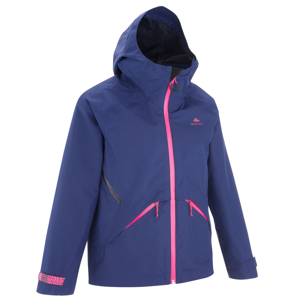 Kids' Hiking Jacket MH550 - Blue