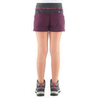 Hike 500 Children’s Hiking Shorts - Plum