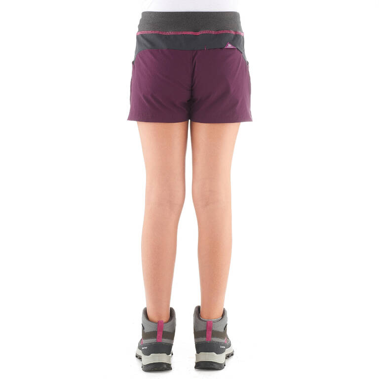 MH500 Child's Hiking Shorts - Prune