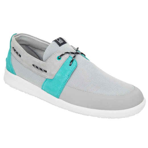 
      Men's Boat Shoes Sailing 100 - Turquoise / Grey
  