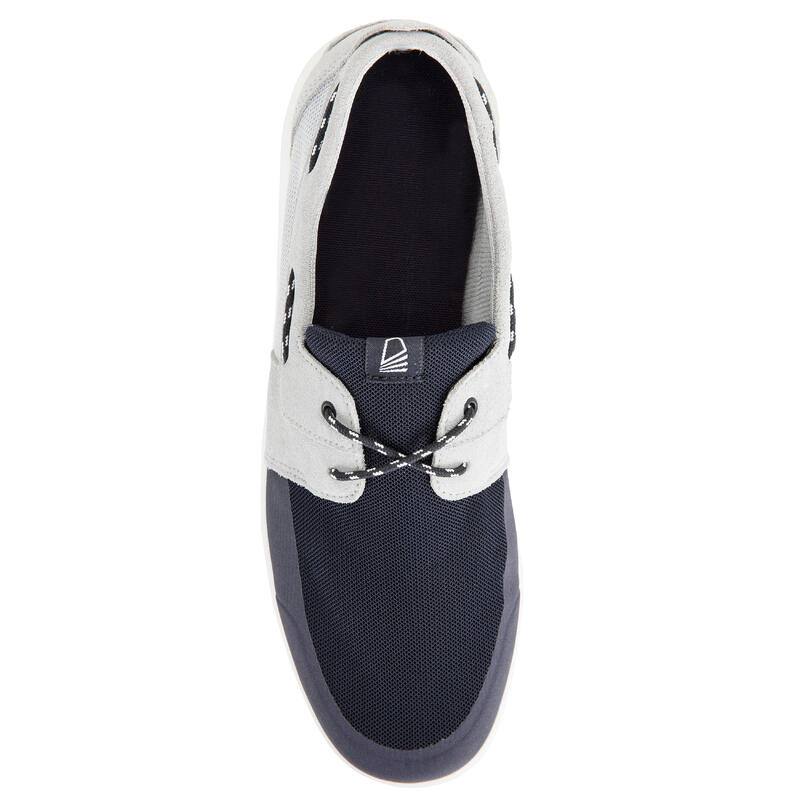 Chaussures bateau homme Sailing 100 Gris bleu