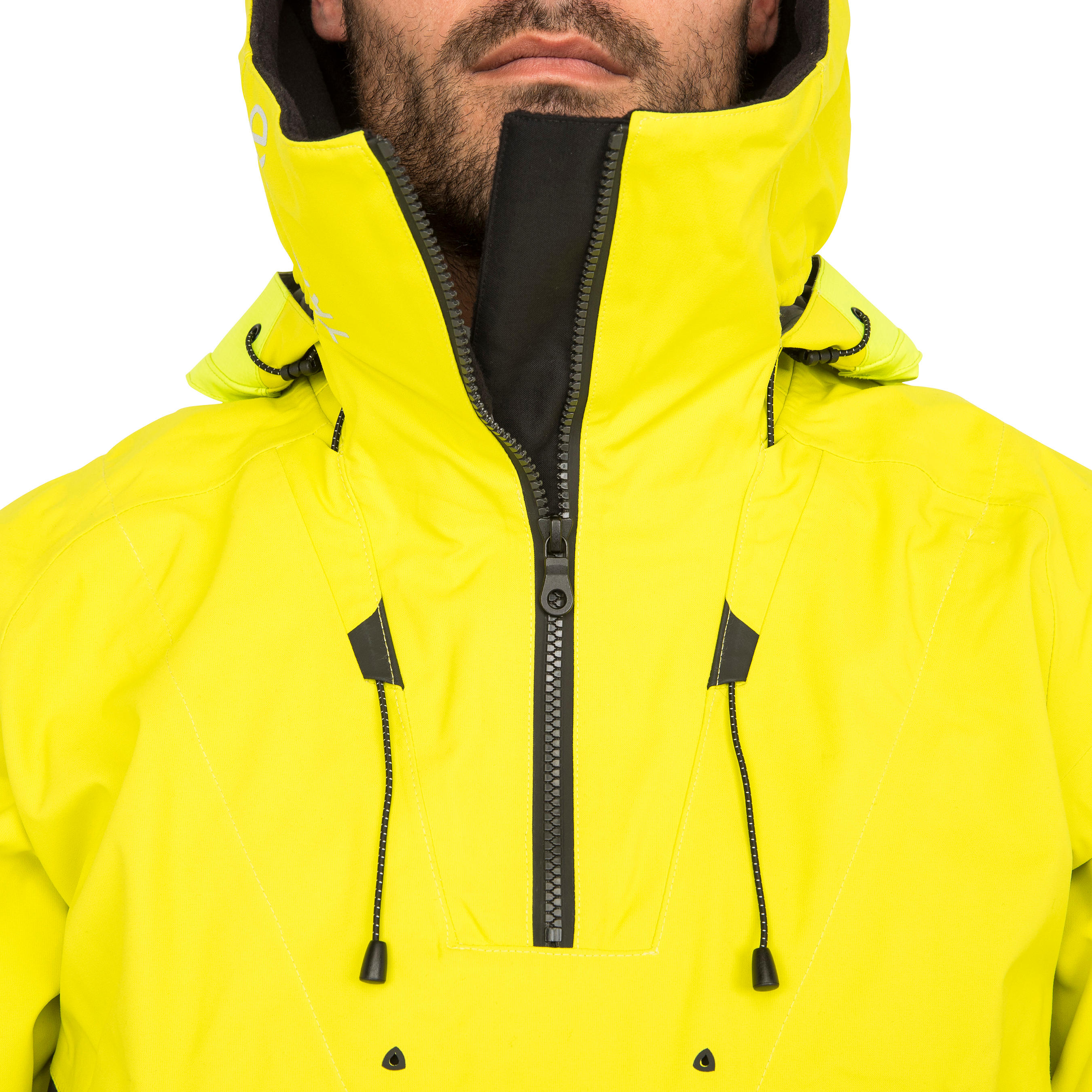 Offshore Race men's sailing boat jacket yellow 5/15