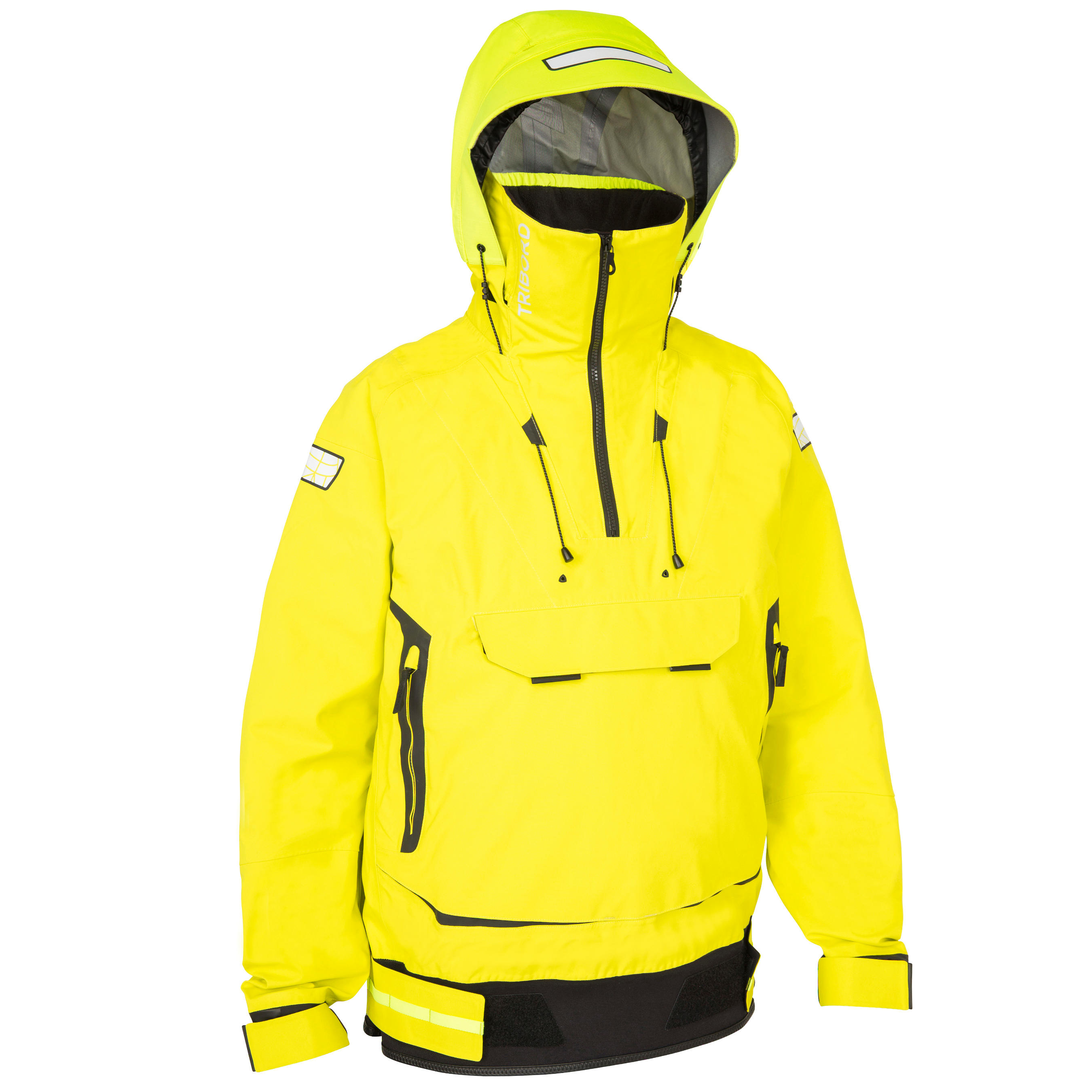Offshore Race men's sailing boat jacket yellow 2/15