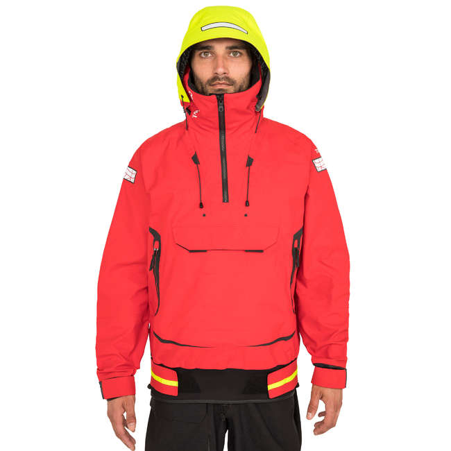 TRIBORD Men's Sailing Jacket Offshore Race 900 Red