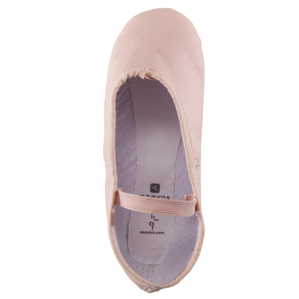 Leather Demi Pointe Shoes - Pink
