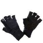Domyos Fitness handschoenen met klitteband, zwart