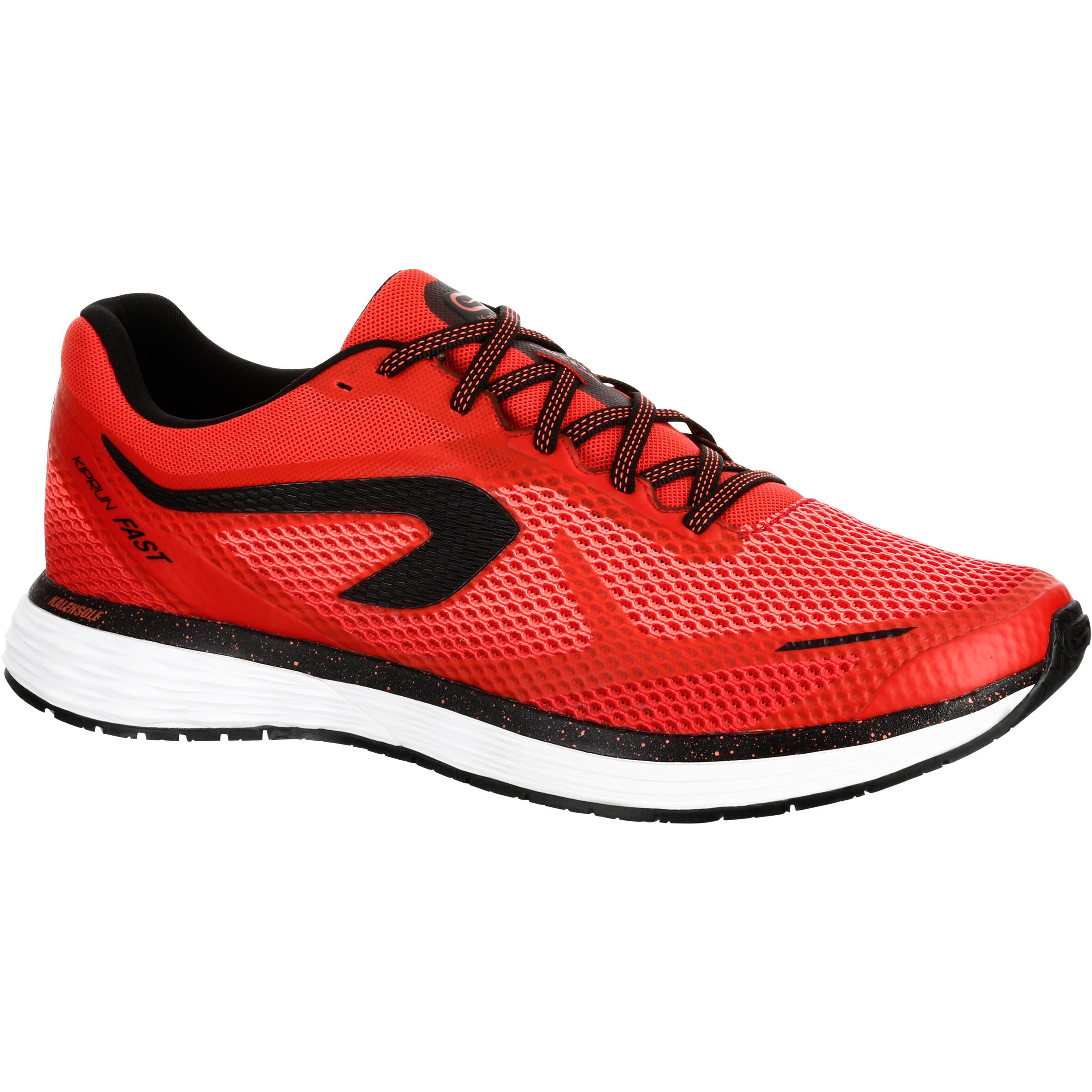 Laufschuhe Kiprun Fast Herren Kalenji DECATHLON Laufschuhe Kiprun Fast Herren rot schwarz