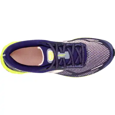 Kalenji Kiprun Fast Women's Running Shoes - Purple Yellow
