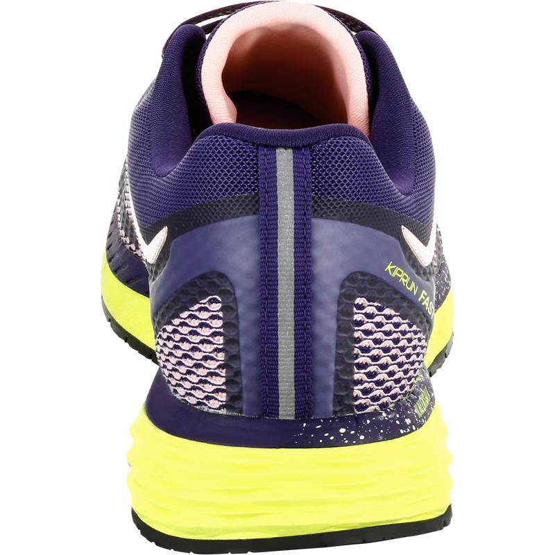 Kalenji Kiprun Fast Women's Running Shoes Purple Yellow Decathlon