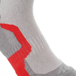 2 pairs of kids’ long hiking socks Crossocks red