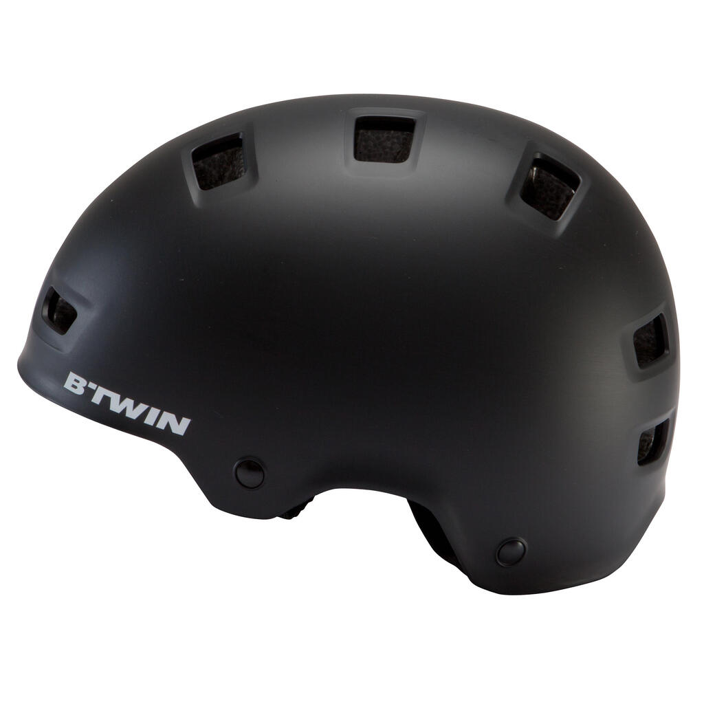 500 Teen Cycling Helmet Black