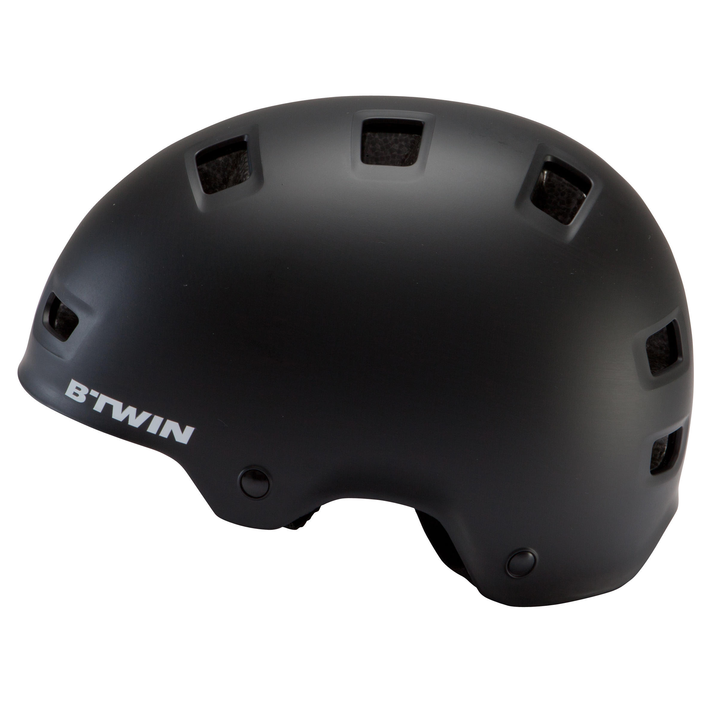 500 Teen Cycling Helmet Black 2/8