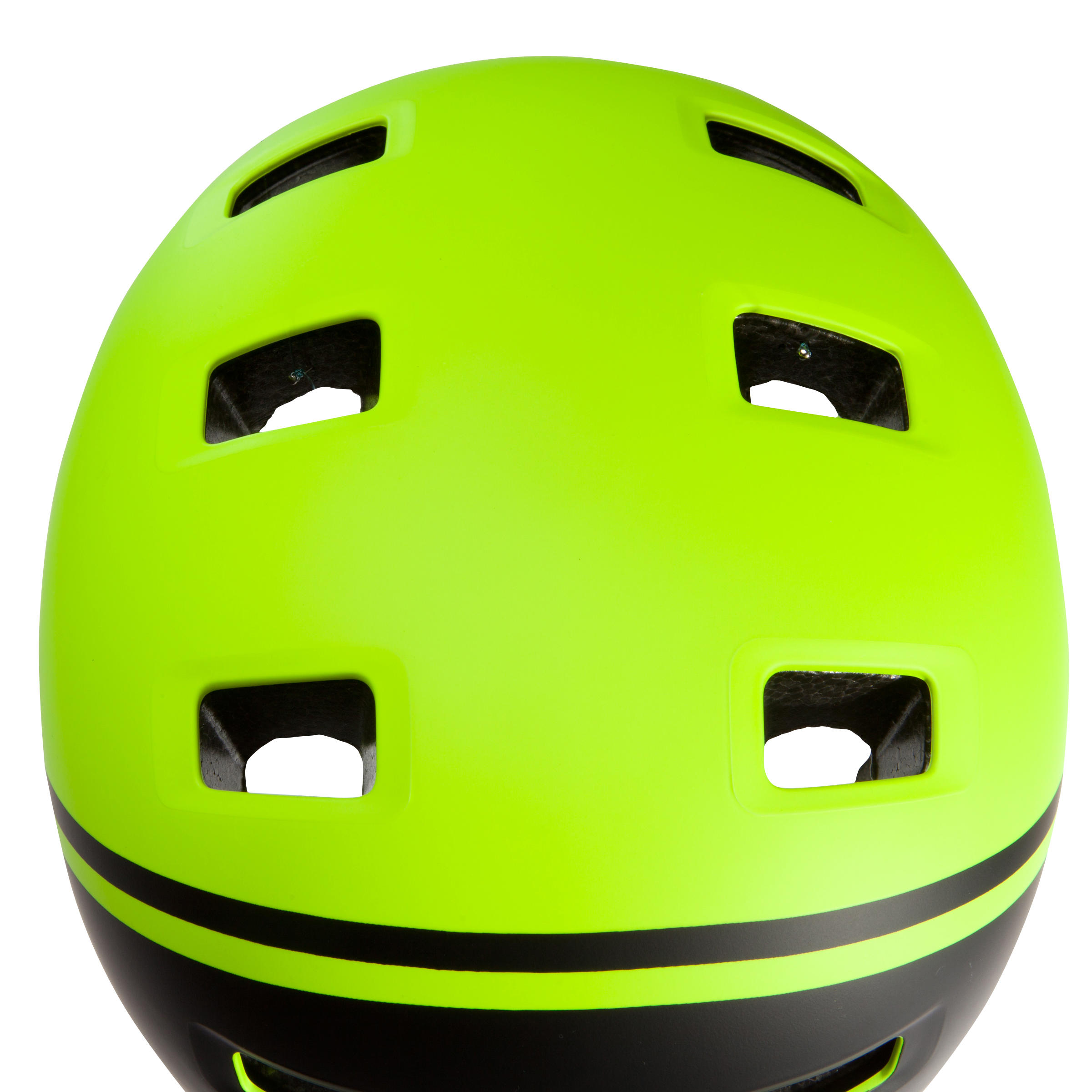 Fahrradhelm Teen 520 Kinder neongelb/schwarz 8/8