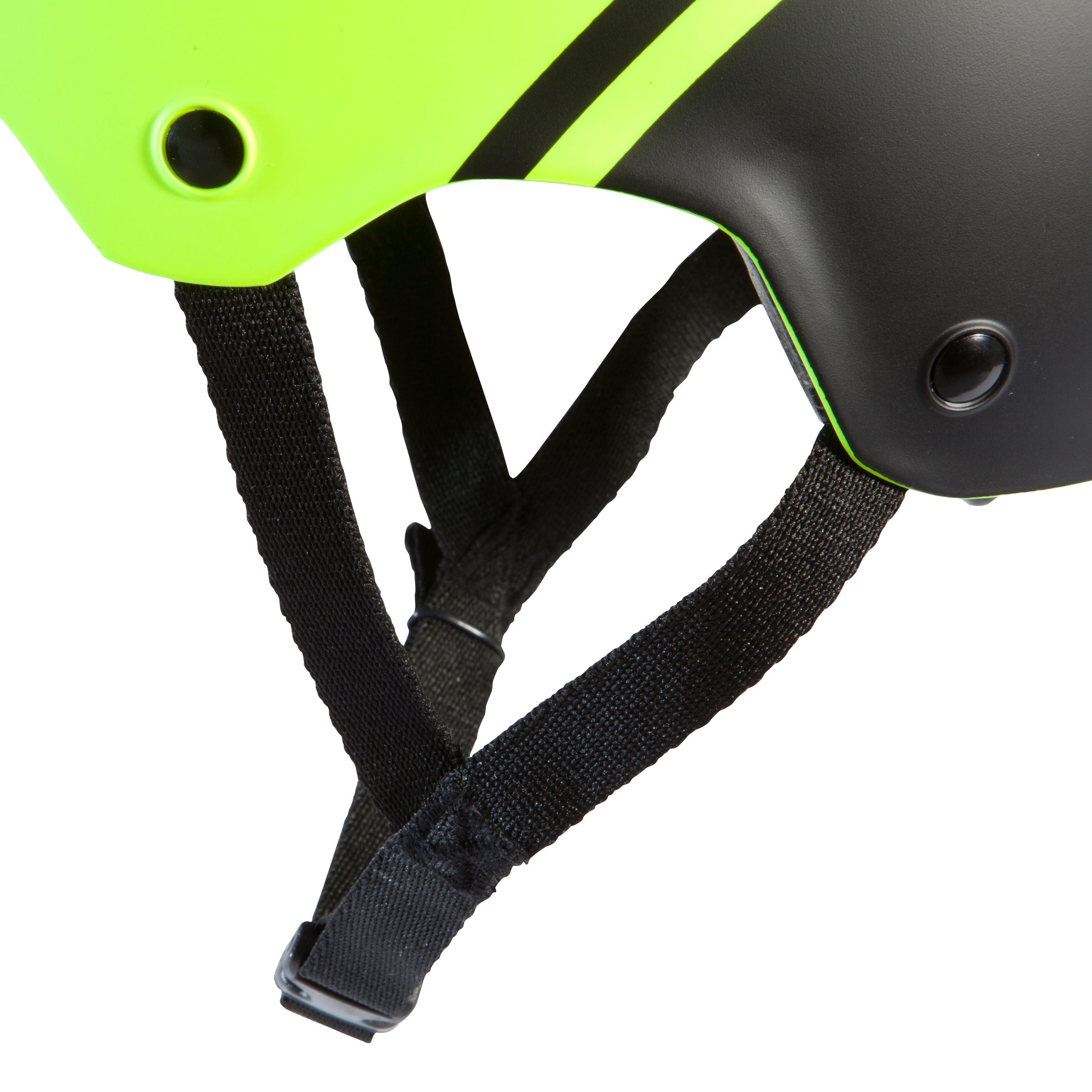 Fahrradhelm Teen 520 Kinder neongelb/schwarz 5/8