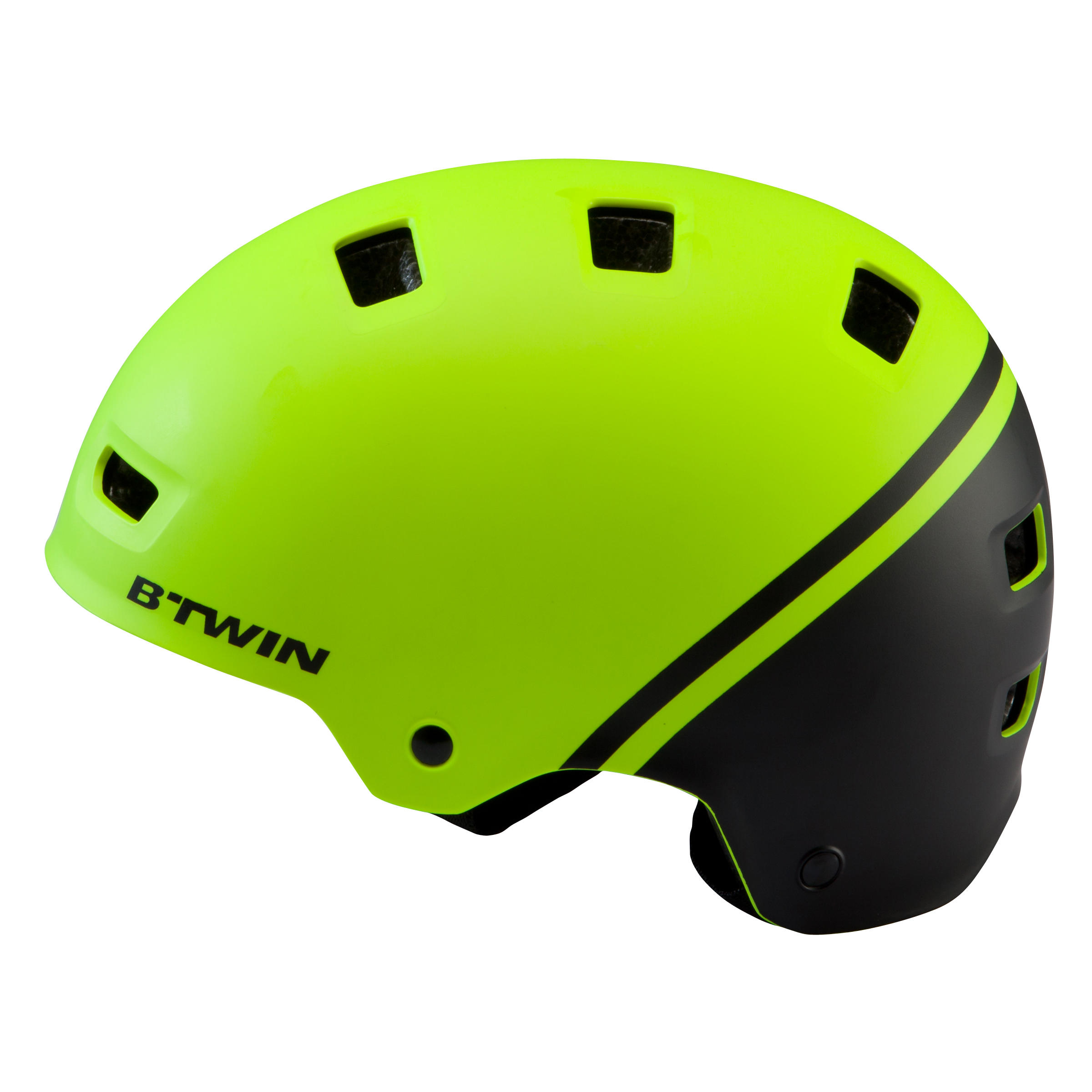 Fahrradhelm Teen 520 Kinder neongelb/schwarz 2/8