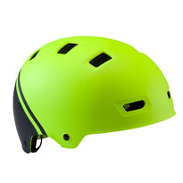 Шлем велосипедный для подростков зелено-черный 520 Btwin