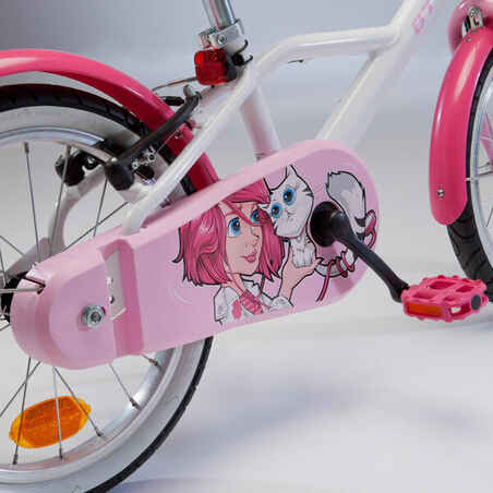 16 Inch KIDS BIKE Doctogirl 500 4-6 YEARS OLD - Pink