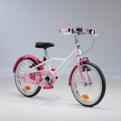 Bicicleta Niños 16 Pulgadas Hearts blanco 5-7 años
